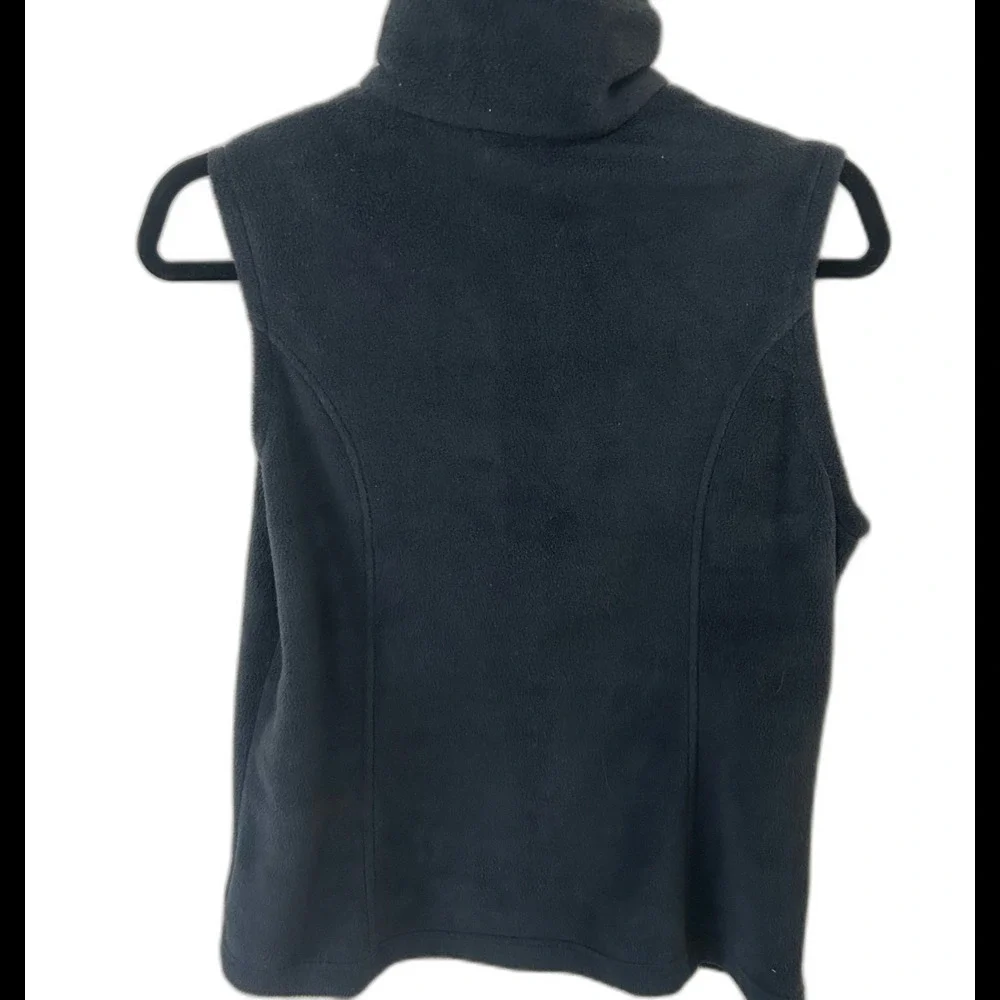 Columbia Vest Women’s Size S Color Black Full Zip Fleece - Picture 4 of 9